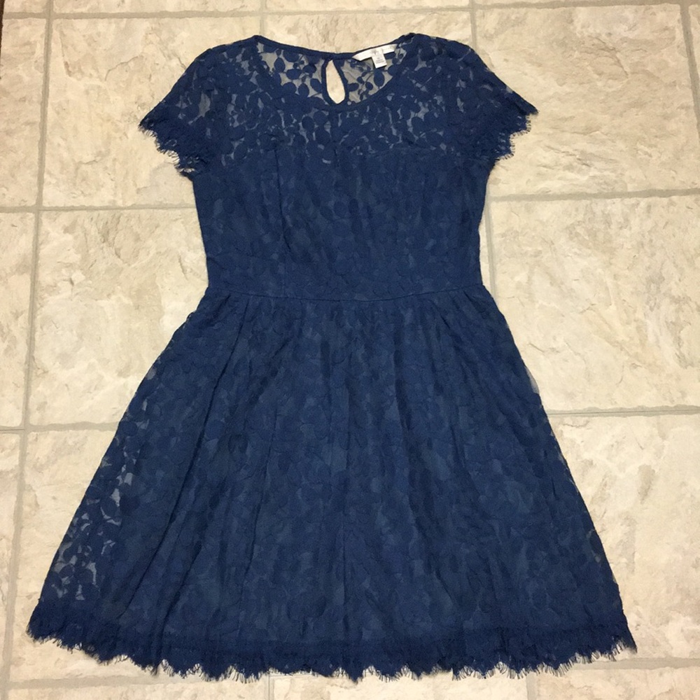 Lace Overlay Lauren Conrad Dress